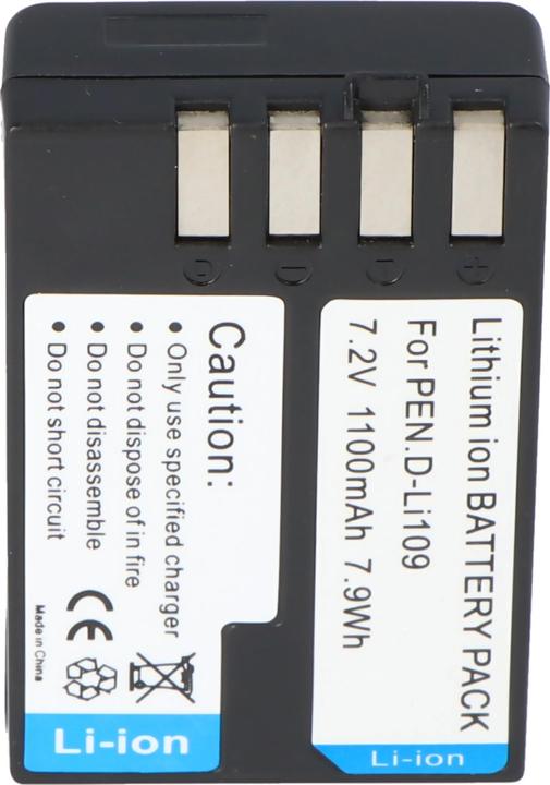Actual product image AccuCell Battery Pentax D-LI109, Pentax K-r (Rechargeable battery)