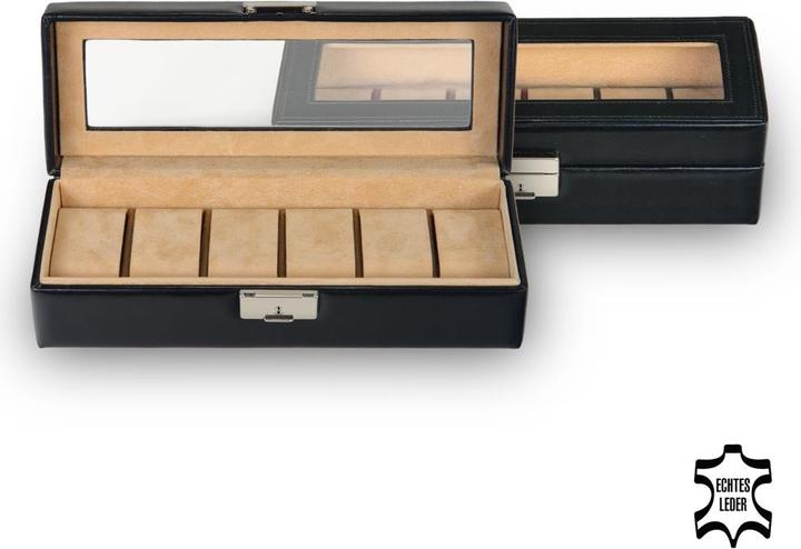 Sacher Uhrenkoffer Leder