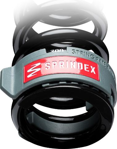 Productafbeelding Sprindex Trail/Enduro Lichtgewicht demperveer, lengte 142mm/travel 65mmx540-610 lbs (142 mm, 65 mm)