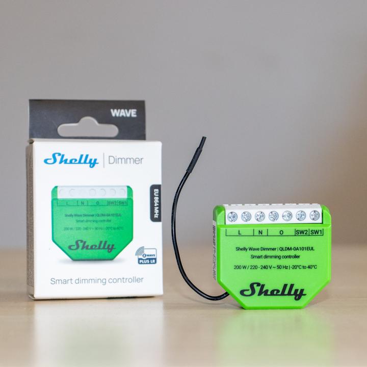 Actual product image Shelly Wave Dimmer EU LR (Dimming actuator)