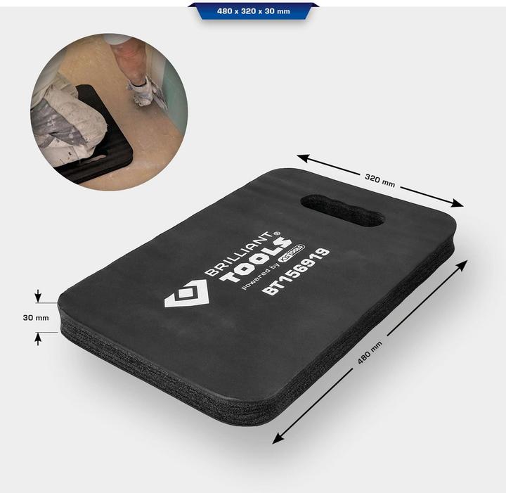 Image du produit Brilliant Tools Tapis de protection pour les genoux / planche pour les genoux, 480 mm x 320 mm