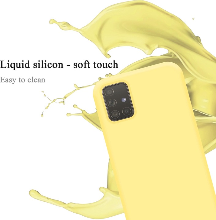 Actual product image Cadorabo TPU Liquid Silicone Case Cover (Samsung Galaxy M40)