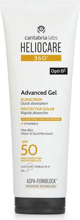 Actual product image Heliocare ADVANCED GEL SPF50 200 ml (Suntan cream, SPF 50, 200 ml)