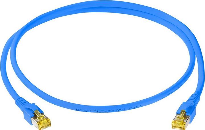 Leoni RJ45 cable, S/FTP, 10Gbps, CAT6a, RJ45 connector / RJ45 connector, 5m (CAT6a, 0.29 m)
