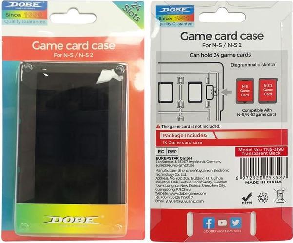 Produktbild Dobe Nintendo Switch Game Card Case für bis zu 24 Nintendo Switch Spiele (Switch, Switch OLED, Switch Lite)