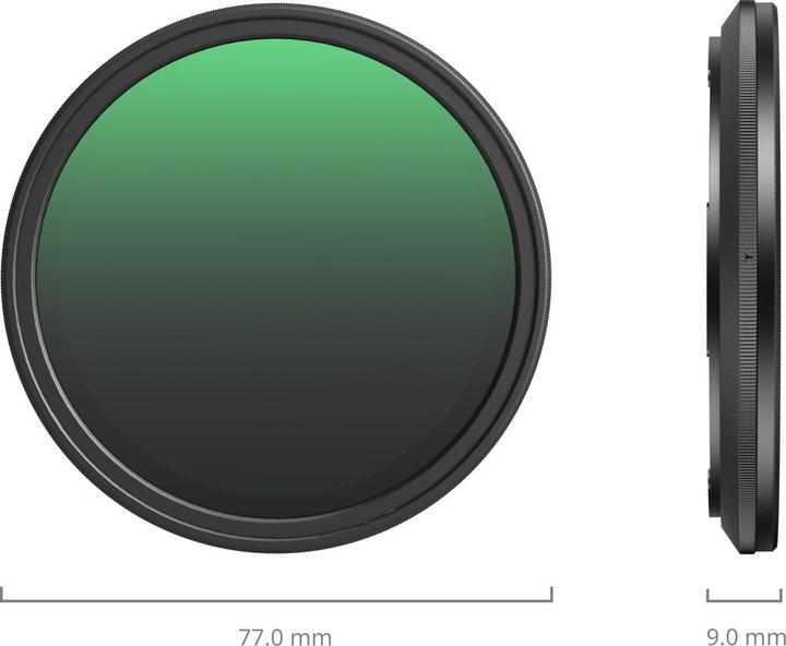 Produktbild SmallRig Magnetic 67mm VND Filter ND64-ND400 (6-9 Stop) 5169 (67 mm, ND- / Graufilter, 67 mm)