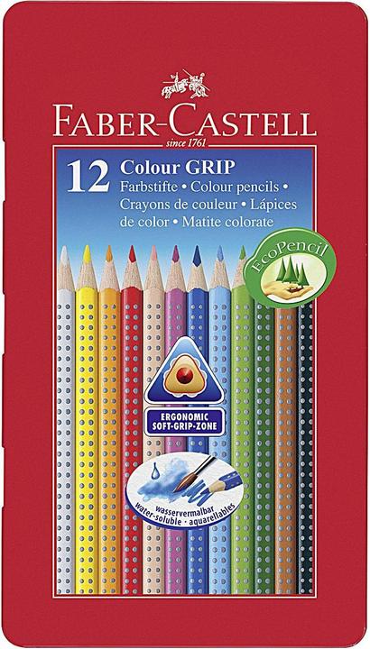 Faber-Castell Colour Grip (12x)