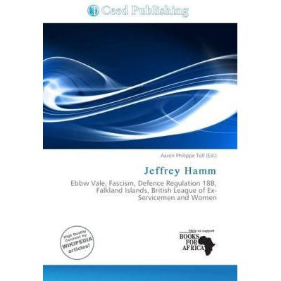 Jeffrey Hamm, Fachbücher