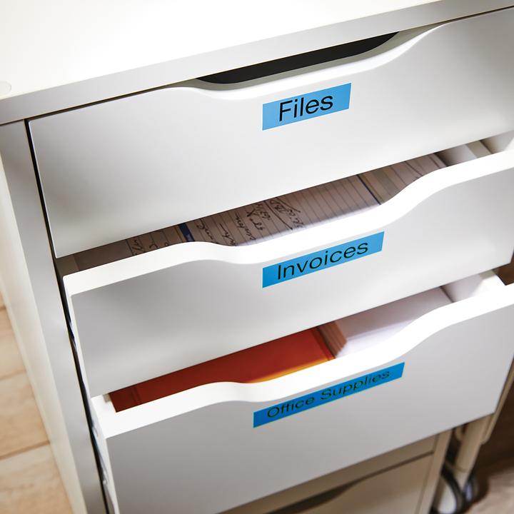 Actual product image Dymo S0720860 Standard tape (1.90 cm, Blue)