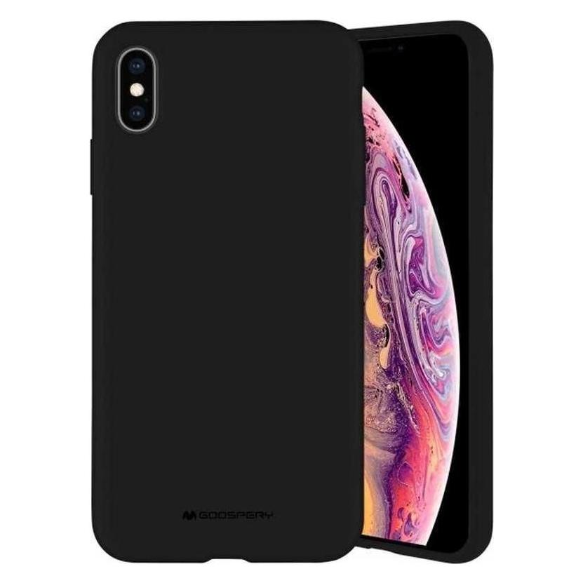 Mercury Nero Silicone Sam A55 A556 Czarny/ (Samsung Galaxy A55), Cover Smartphone,