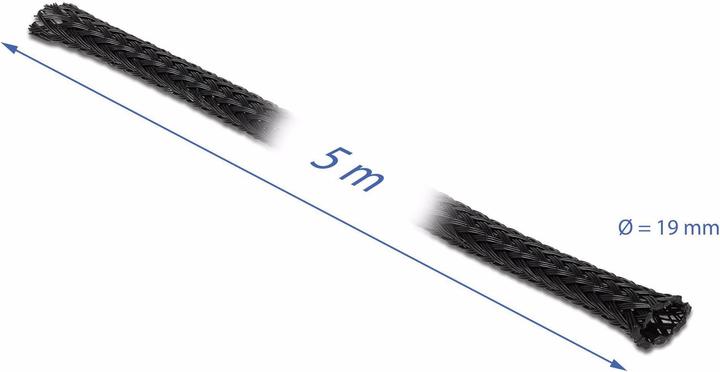 Actual product image Delock Braided sleeving (Cable conduit, 500 cm)