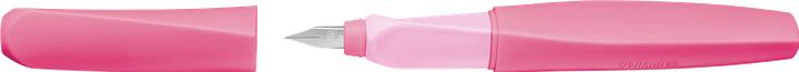 Produktbild Pelikan Füllhalter (Patronenfüllsystem) Twist® Füller für Rechts- und Linkshänder, Berry Pink, Feder (Berry Pink, 1x)