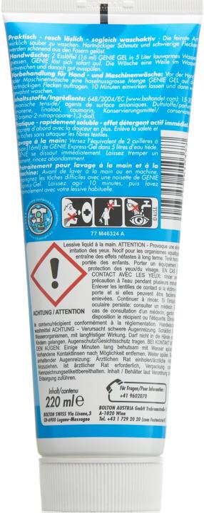 Immagine prodotto Genie Esprimi (15 Cicli di lavaggio, Detergente liquido)