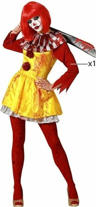 Actual product image Carnival Toys Bloody clown ladies costume (M/L)