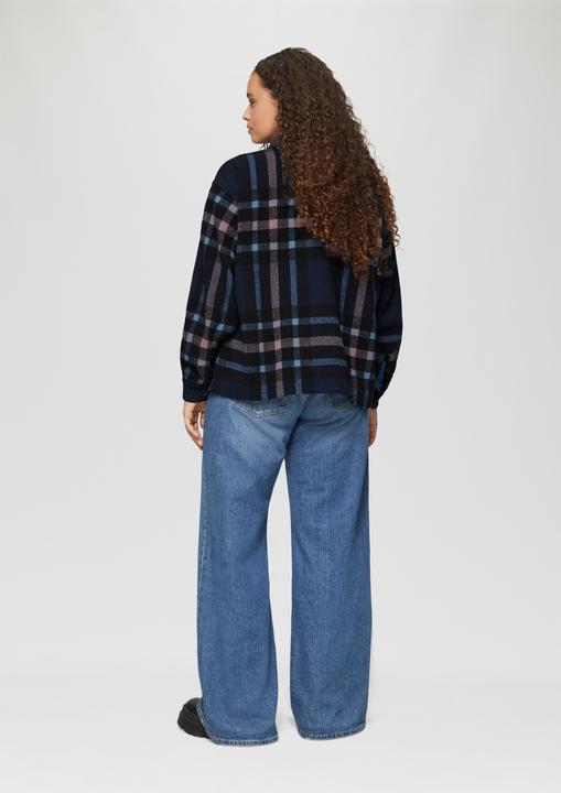 Produktbild S.Oliver Bluse Leicht verkürztes Overshirt aus Flanell (46)