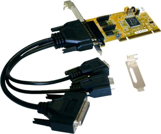 Produktbild Exsys EX-43370, 2xSeriell, 1x Parallel