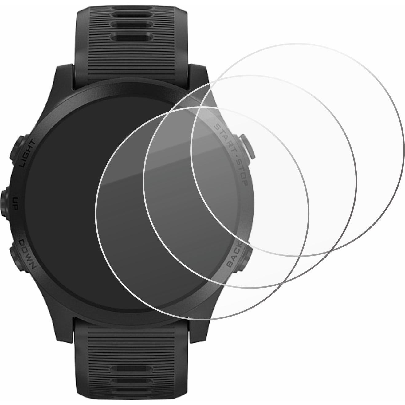 Thumbnail - Savvies Panzerglas Hartglas Displayschutz, Smartwatch Schutzfolie, Transparent