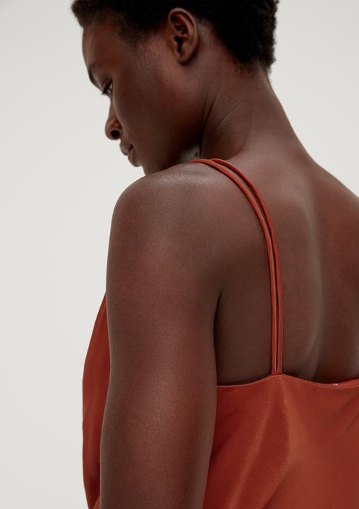 Immagine prodotto s.Oliver Bluse Satin-Top aus Viskose (40)