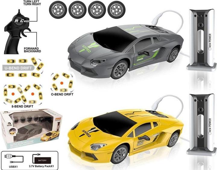 Image du produit MADE Drift-Elektroauto RC mit Mix-Ladestation