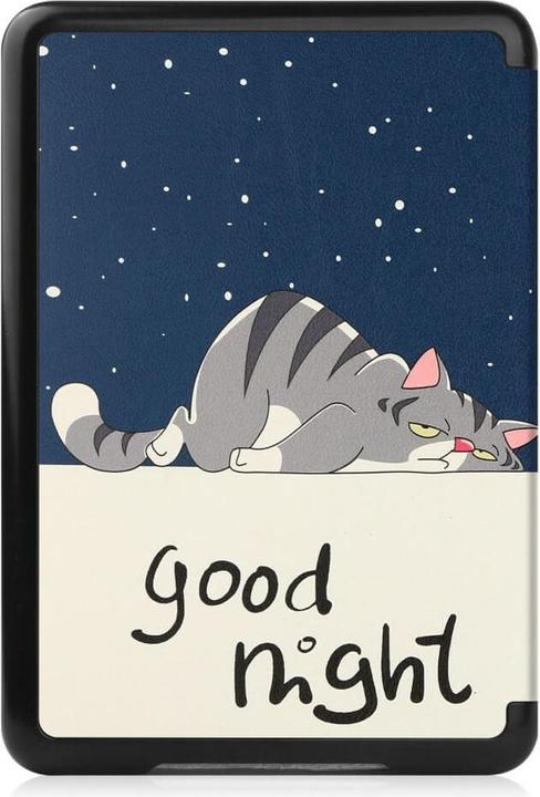 Productafbeelding Cover-Discount Kindle 2022 (6.0 / 11.Gen.) - Beschermhoes Goede Nacht Kat (Kindle)