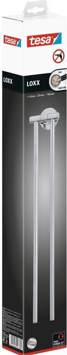 Actual product image tesa LOXX towel rail with two arms incl. adhesive solution without drilling