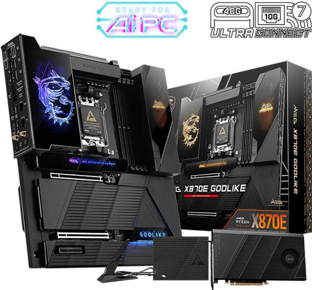 Produktbild MSI MEG X870E GODLIKE (AM5, AMD X870E, E-ATX)