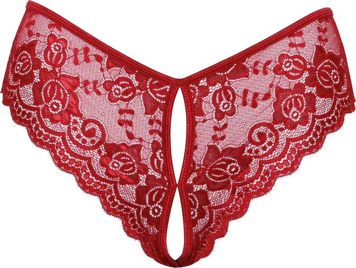 Produktbild Cottelli Collection Slip ouvert rot S (S)