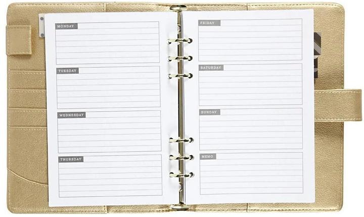 Actual product image Creativ Company Weekly planner (19 x 23.5 cm, Lined, Hardcover)