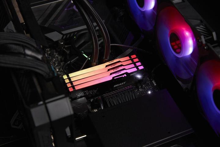 Actual product image Kingston FURY Beast RGB (1 x 32GB, 6000 MHz, DDR5-RAM)
