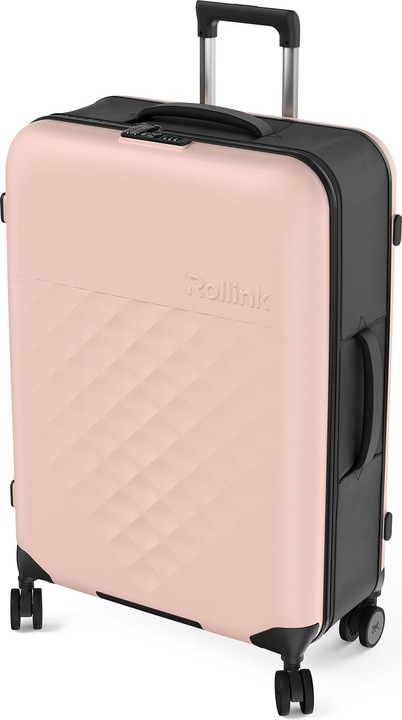 Produktbild Rollink Harde koffer / Trolley / Reiskoffer - Vega 360 - 76 cm - Rose (105 l, L (90 - 115l))