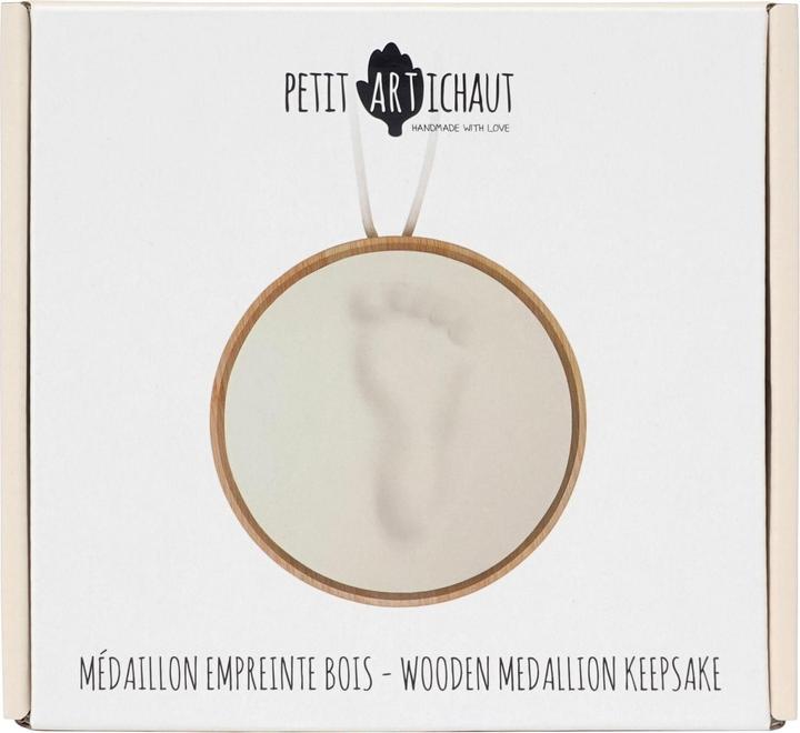 Petit Artichaut Holzmedaillon Andenken