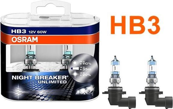 Image du produit Osram Night Breaker Unlimted (HB3)