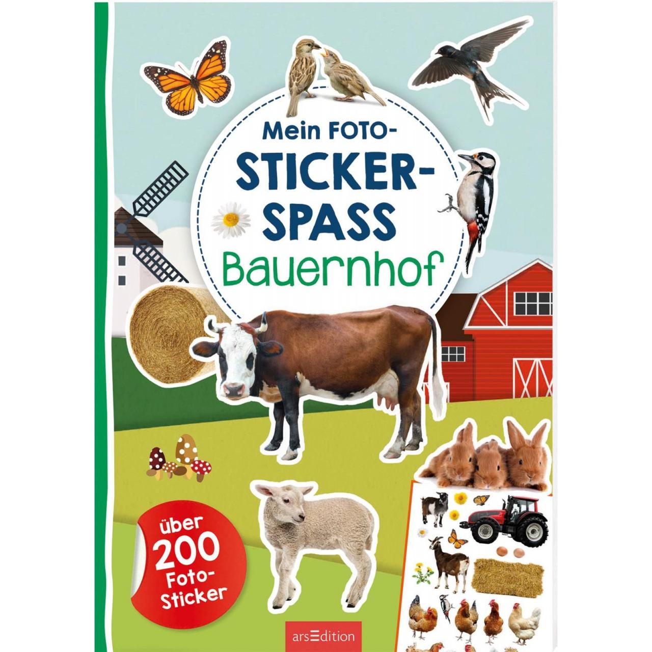 Mein Foto-Stickerspass - Bauernhof, Kinderbücher von Eva Schindler