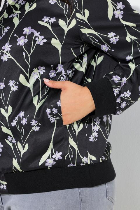 Actual product image Ulla Popken Reversible Floral Jacket (62)