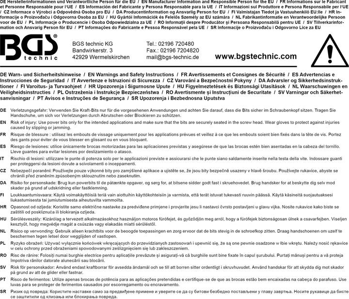 Produktbild BGS Bit (Innensechsrund TX)