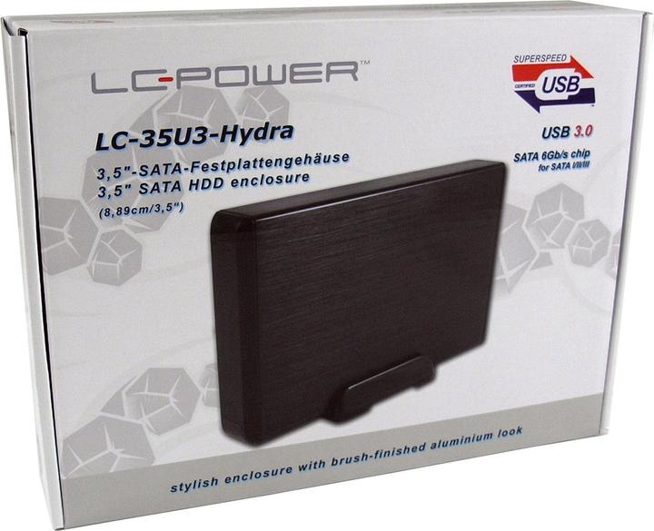 Productafbeelding LC-Power ext. 3,5" Behuizing LC-35U3-HYDRA (3.5")