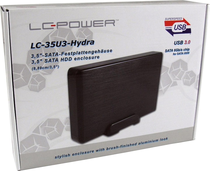 Actual product image LC-Power ext. 3.5" Enclosure LC-35U3-HYDRA (3.5")
