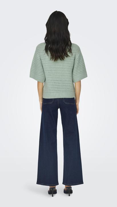 Produktbild JdY Knit Fit Rundhals Gerippte Ärmelbündchen Tief angesetzte Schulter Pullover Strickpullover (XS)