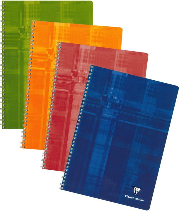 Clairefontaine Spiralheft (A4, Kariert, Weicher Einband)