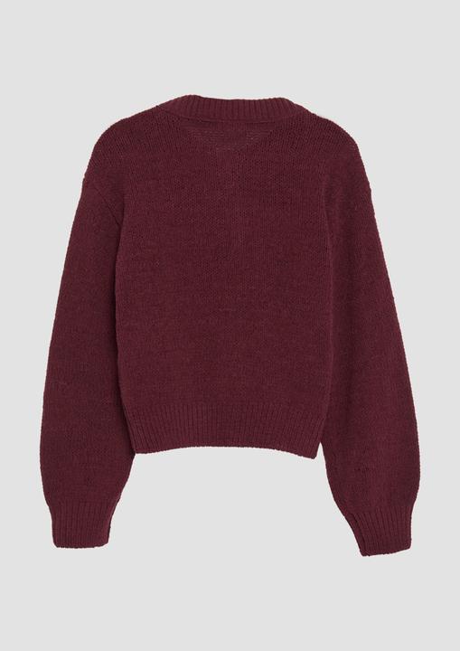 Image du produit S.Oliver Strickjacke Verkürzte Strickjacke mit Knopfleiste (116, 122)