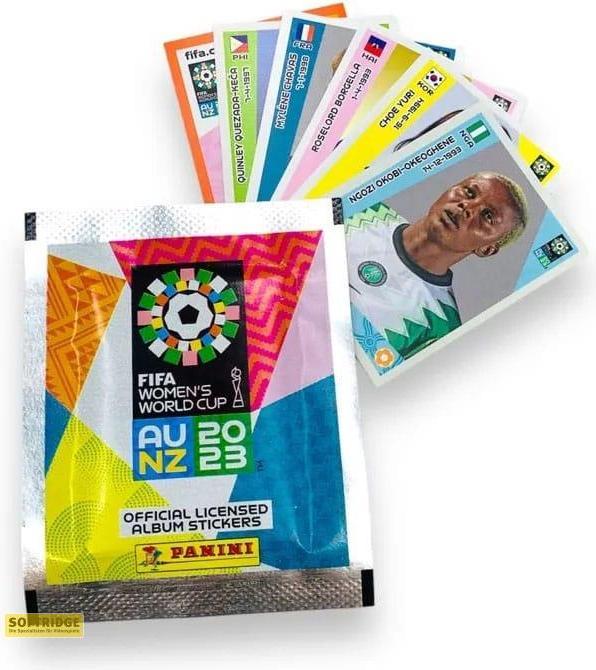 Produktbild Panini FIFA Women's World Cup 2023 Sticker Collection (Deutsch, Booster Pack)
