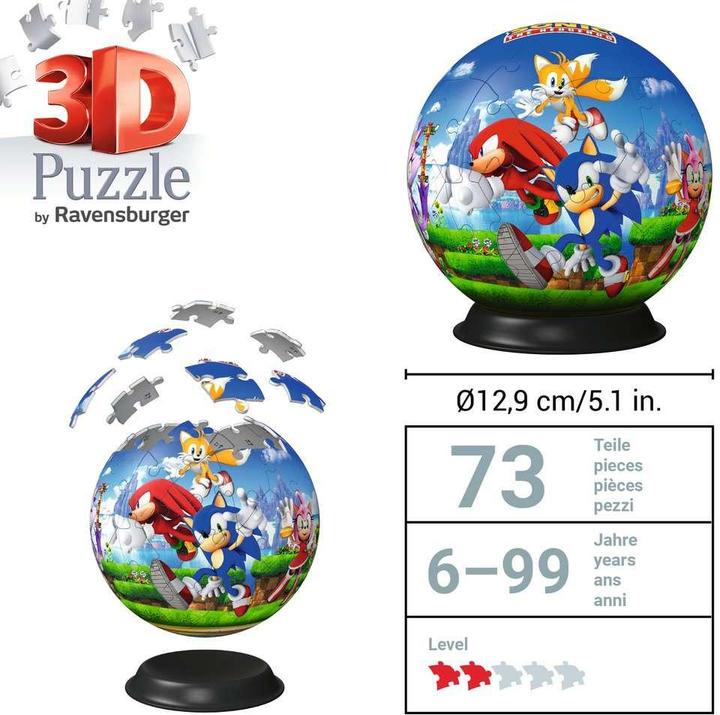 Produktbild Ravensburger Ball Sonic (72 Teile)