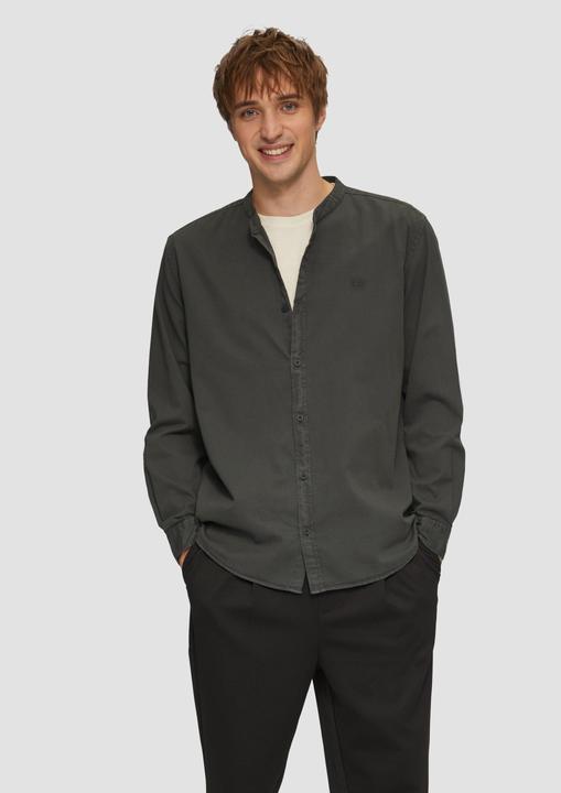 Immagine prodotto S.Oliver Hemd Regular Fit: Gewaschenes Hemd mit Stickerei (S)