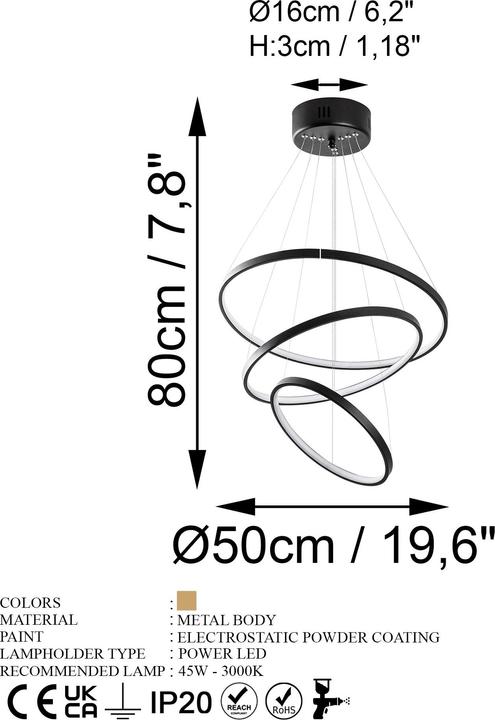Immagine prodotto Opviq Simit Chandelier