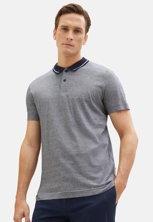 Produktbild Tom Tailor Poloshirt Basic Kurzarmshirt mit Polokragen (M)