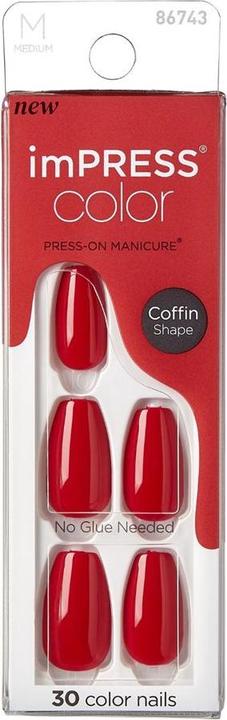 Produktbild ImPRESS Coffin Reddy Or Not (Kunstnägel, Rot)