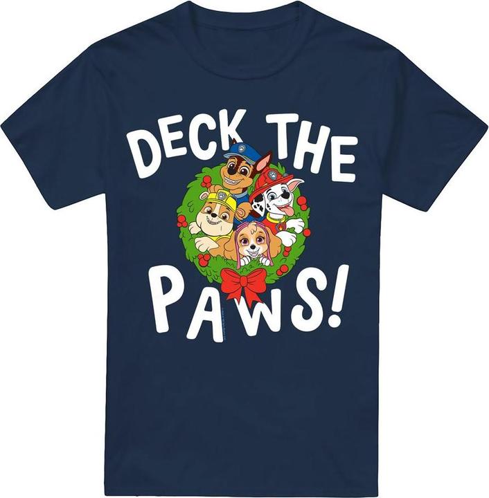 Immagine prodotto Paw Patrol Deck The Paws Maglietta Natale Uomo (XL)