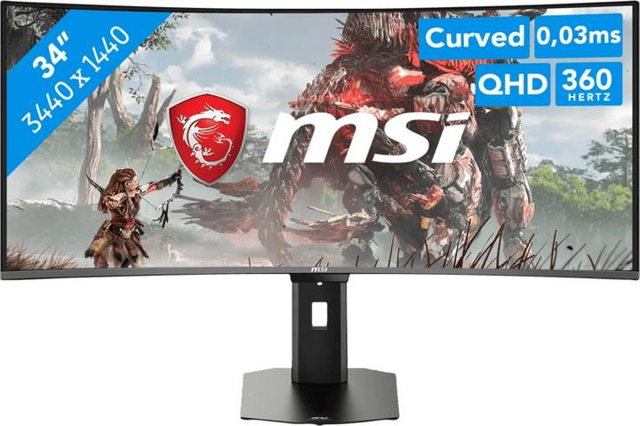 Produktbild MSI MPG 341CQR QD-OLED X36 26,5"/360Hz/0,03ms (3440 x 1440 Pixel, 34")