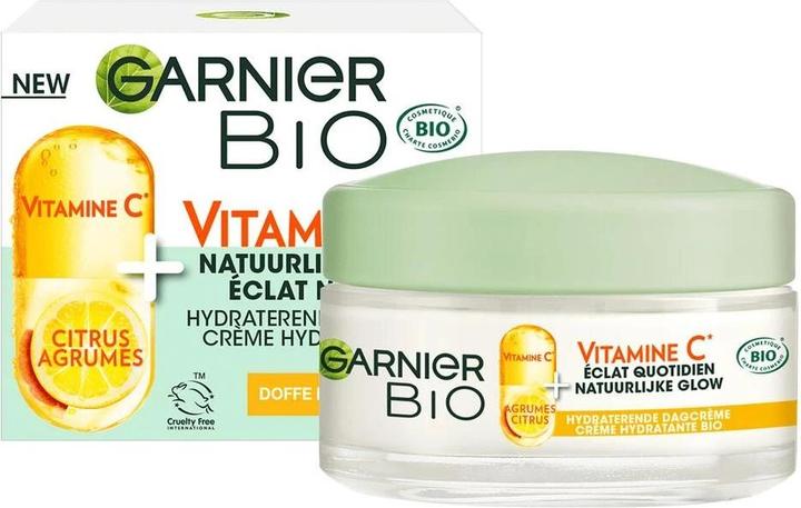 Produktbild Garnier Bio-Feuchtigkeitsspendende Tagescreme mit Vitamin C* 50ml (50 ml)