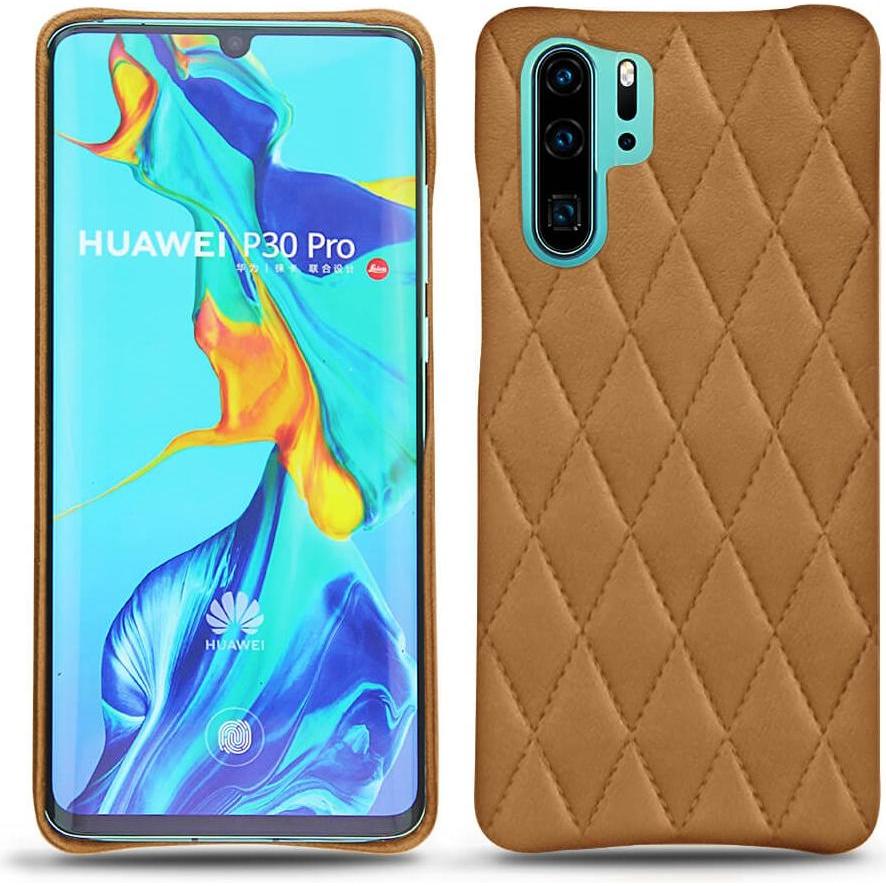 Noreve Lederschutzhülle (Huawei P30 Pro), Smartphone Hülle, Braun